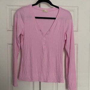 Frankee & Skylarr Light Pink Long Sleeve Top